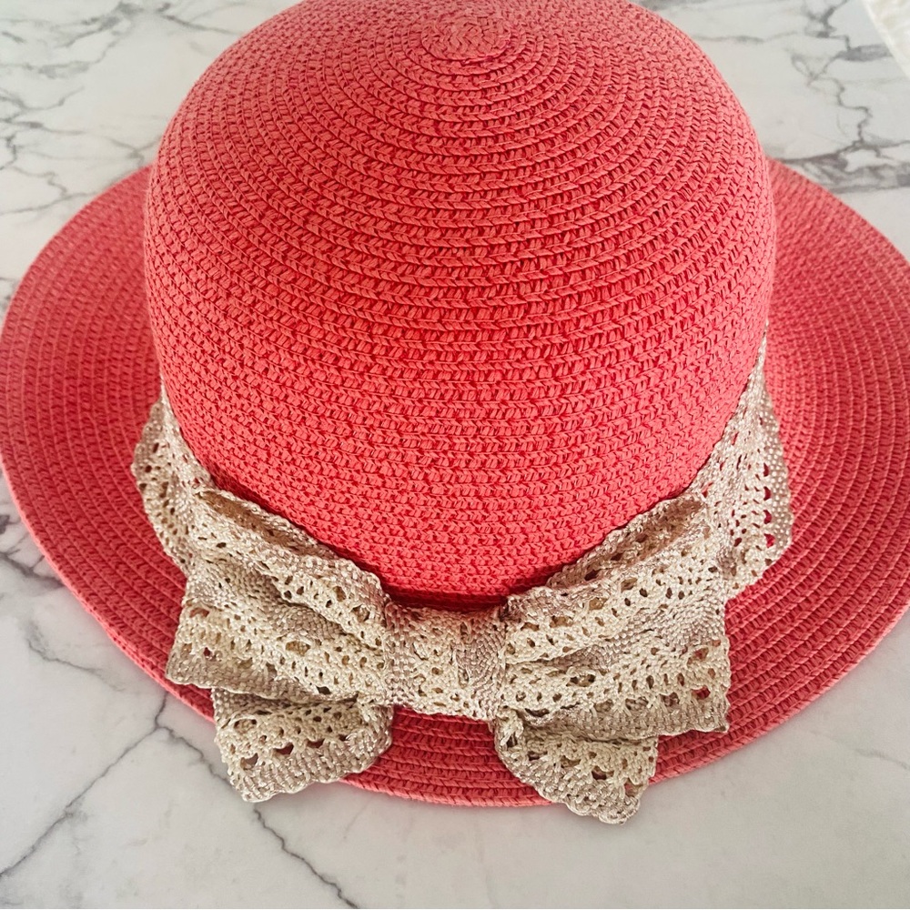 💕Pretty Sun/Beach Hat SZ OS - Picture 5 of 13